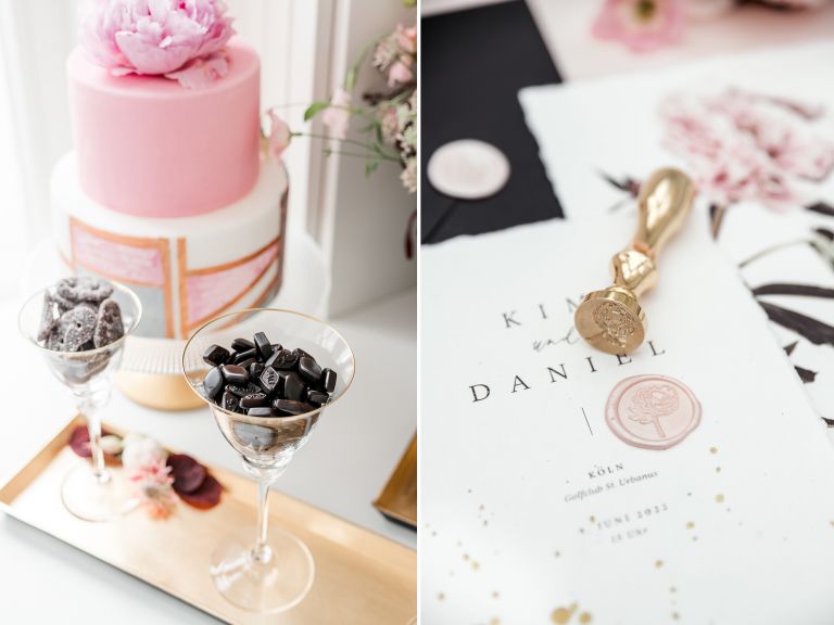 Lakritz Bar auf einer Hochzeit