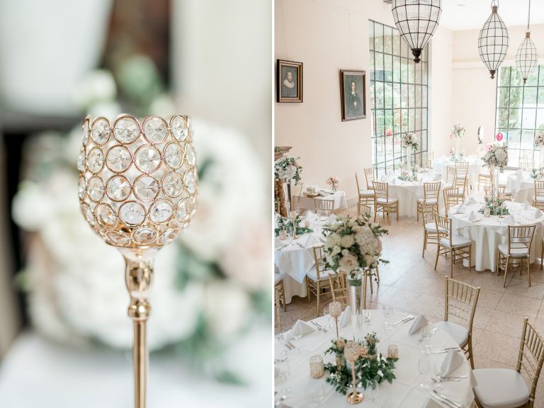 Gebrüder Meurer Location Hochzeit. 
Orangerie Dekoriert