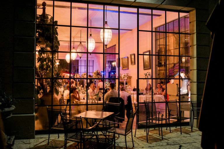 Gebrüder Meurer Location Hochzeit. 
Orangerie Dekoriert